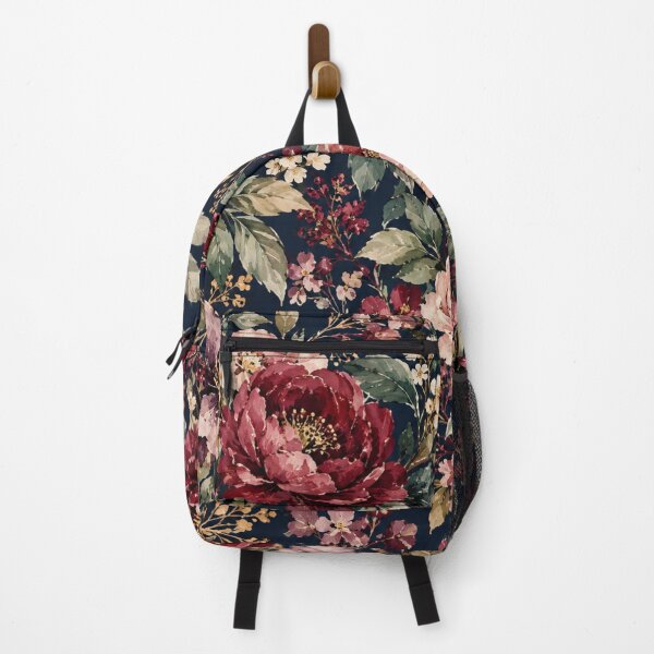 Item preview, Moody Midnight Watercolor Floral Garden designed and sold by VibnWalls.