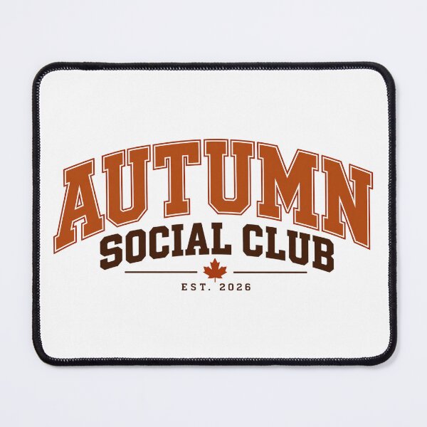 Item preview, Autumn Social Club — Vintage Fall Aesthetic designed and sold by GingaArt.