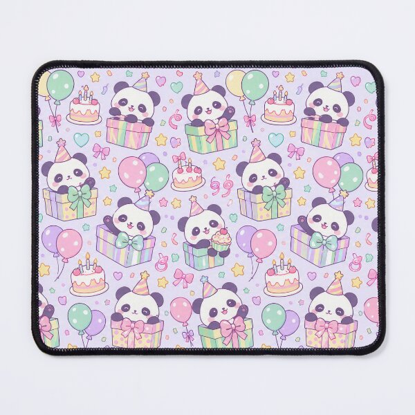 Item preview, Kawaii Birthday Panda Gift Box Pattern designed and sold by Soft Berry Studio.
