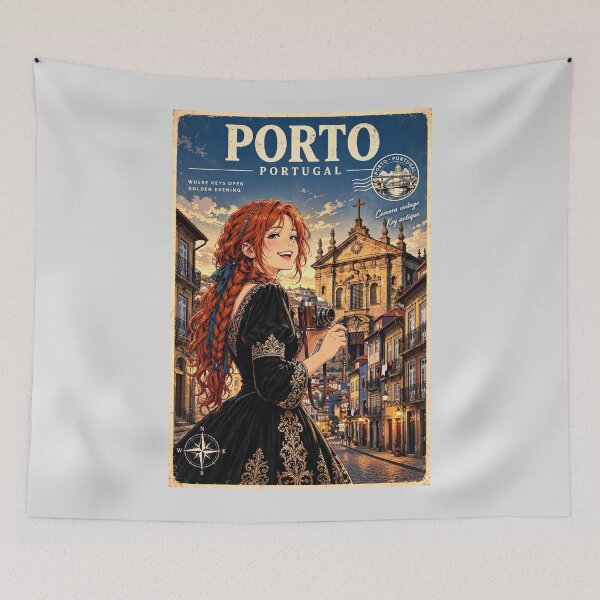 Item preview, Portugal — Church of São Francisco — A Golden Evening of Mystery in Old Porto designed and sold by DibujandoPorfa.