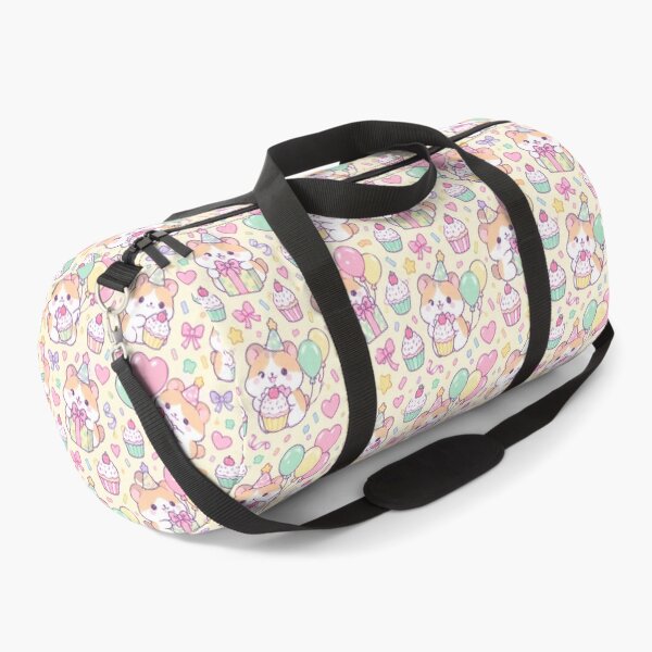 Item preview, Kawaii Birthday Hamster Balloon Pattern designed and sold by Soft Berry Studio.