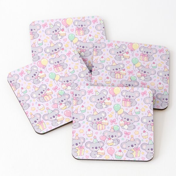 Item preview, Kawaii Birthday Koala Gift Pattern designed and sold by Soft Berry Studio.