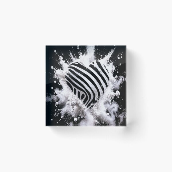 Item preview, Zebra Heart Splash designed and sold by CyndiEpps.