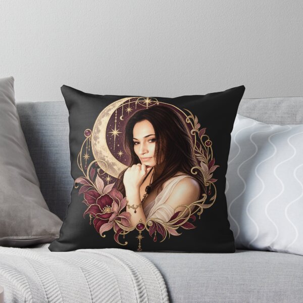 Item preview, Moonlit Muse Self Portrait – Celestial Art Nouveau Portrait designed and sold by Golden Era Studio.
