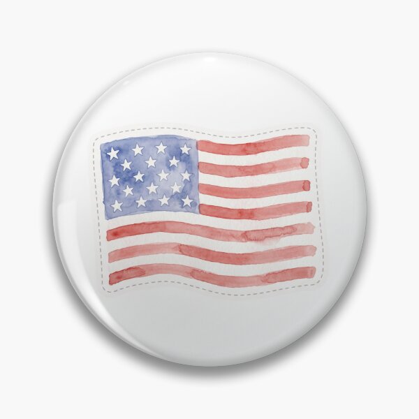 Item preview, Watercolor American Flag | Patriotic USA Flag Art designed and sold by HelgaCraftery.