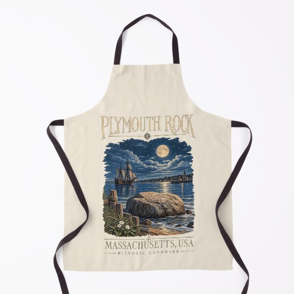 Item preview, Plymouth Rock, Massachusetts, USA [Vintage Illustration] designed and sold by elektronen.