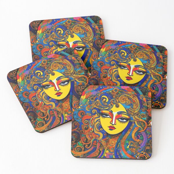 Item preview, Psychedelic Beauty Queen designed and sold by TheDarkWardrobe.