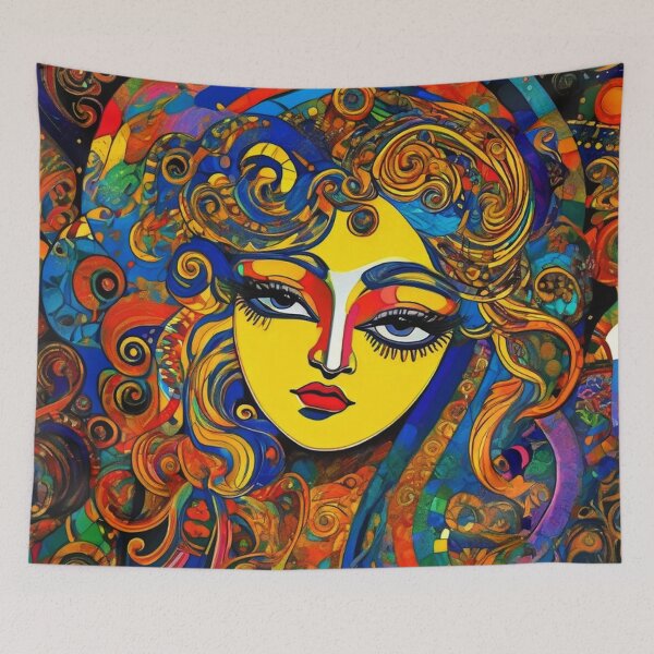 Item preview, Psychedelic Beauty Queen designed and sold by TheDarkWardrobe.