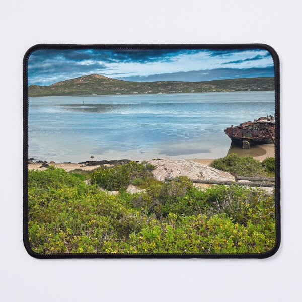 Item preview, Turquoise waters and wild green hills under blue sky designed and sold by Faith Based Decor & Art &Gifts.
