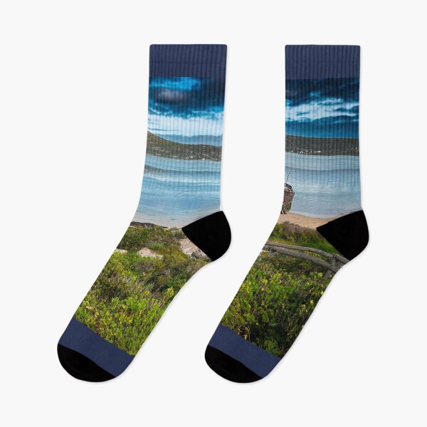 Item preview, Turquoise waters and wild green hills under blue sky designed and sold by Faith Based Decor & Art &Gifts.