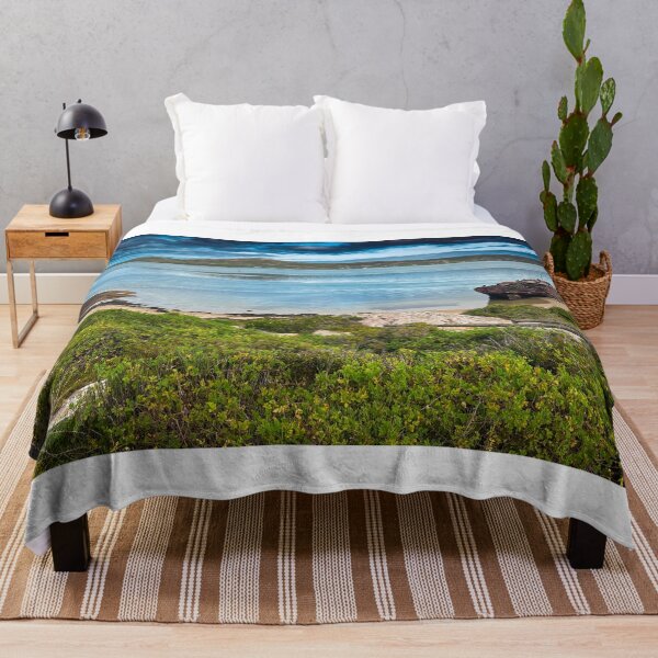 Item preview, Turquoise waters and wild green hills under blue sky designed and sold by Faith Based Decor & Art &Gifts.