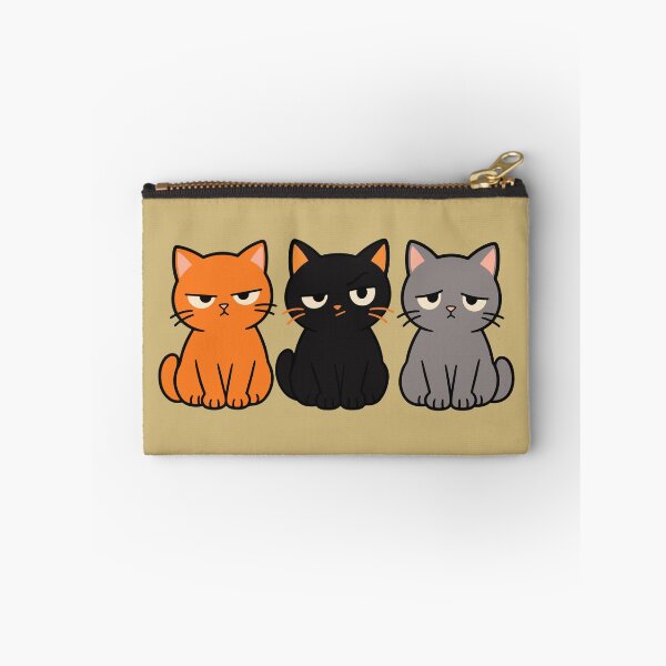 Item preview, Three Cats Different Expressions – Funny Cat Reaction Trio designed and sold by MewMade.