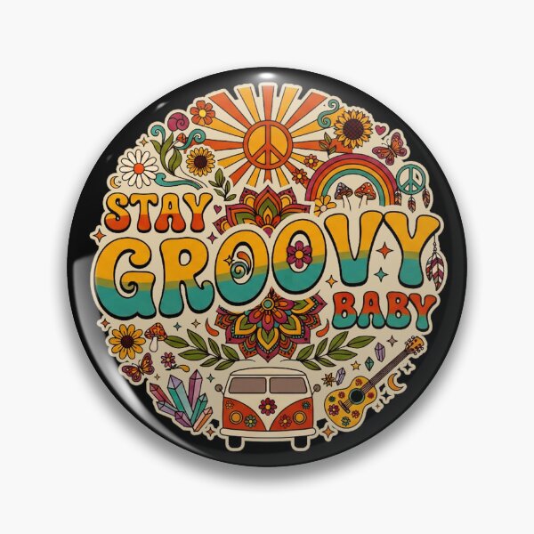 Item preview, Stay Groovy Baby designed and sold by Finding Source Designs.