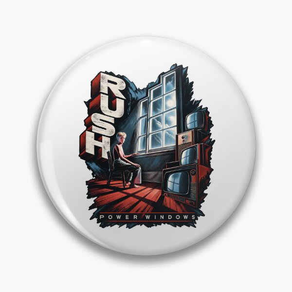 Item preview, RUSH Power Windows Retro Vintage Rock Album Inspired Graphic designed and sold by Jadegothgobby.