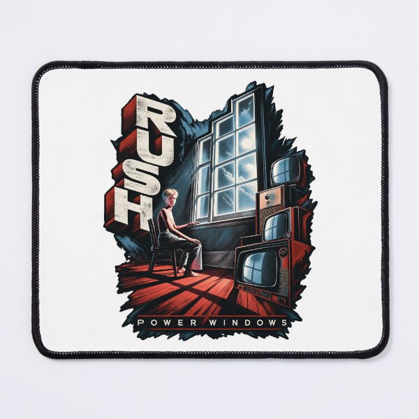 Item preview, RUSH Power Windows Retro Vintage Rock Album Inspired Graphic designed and sold by Jadegothgobby.