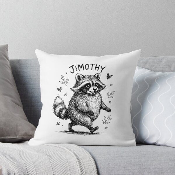 Item preview, Jimothy The Chubby Raccoon Cute Funny Animal Graphic designed and sold by CHariliha-ka.