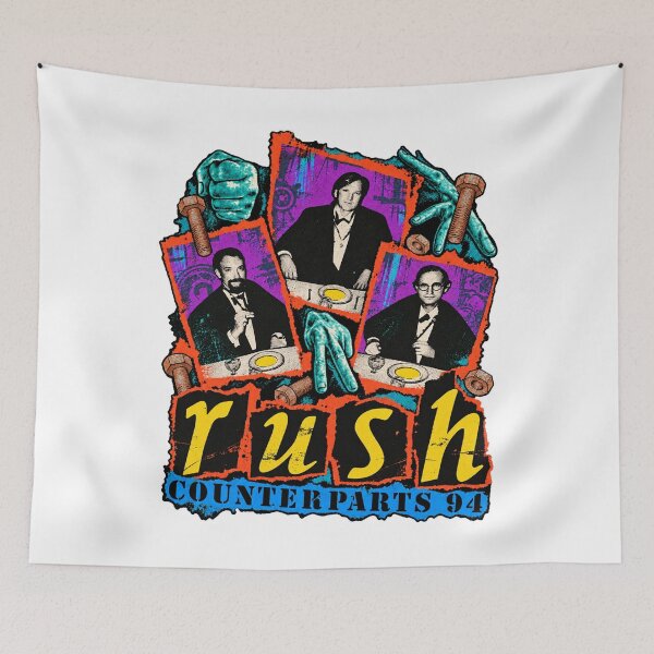 Item preview, RUSH Counterparts 94 Retro Progressive Rock Vintage Graphic designed and sold by Jadegothgobby.