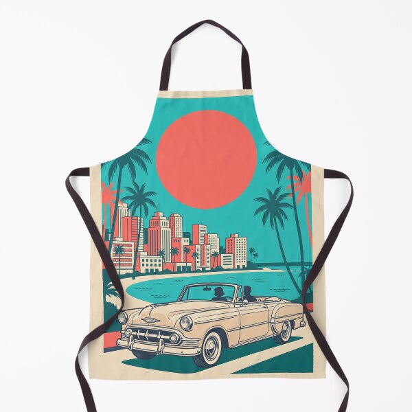 Item preview, Vintage Convertible by the Sea & City – Retro Coastal Road Trip Design designed and sold by Sea Gem.