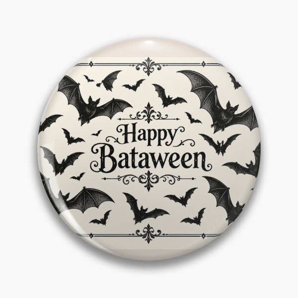 Item preview, Happy Bataween — Victorian Gothic Bats Halloween designed and sold by Novel Works Studio.