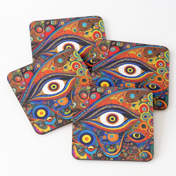 Item preview, Psychedelic All Seeing Eye designed and sold by TheDarkWardrobe.