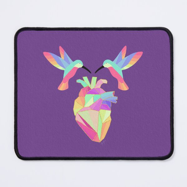 Item preview, Hummingbirds and heart purple designed and sold by Ana Gorozpe.