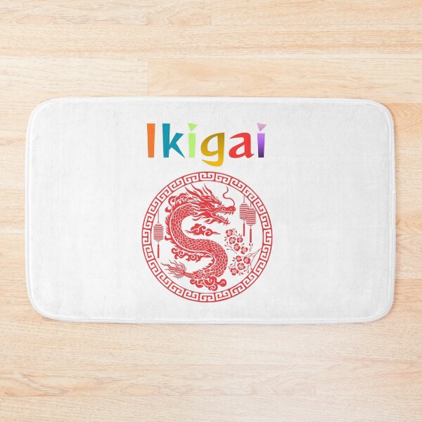 Item preview, rainbow typography  Japanese red dragon  designed and sold by stileepensieri.