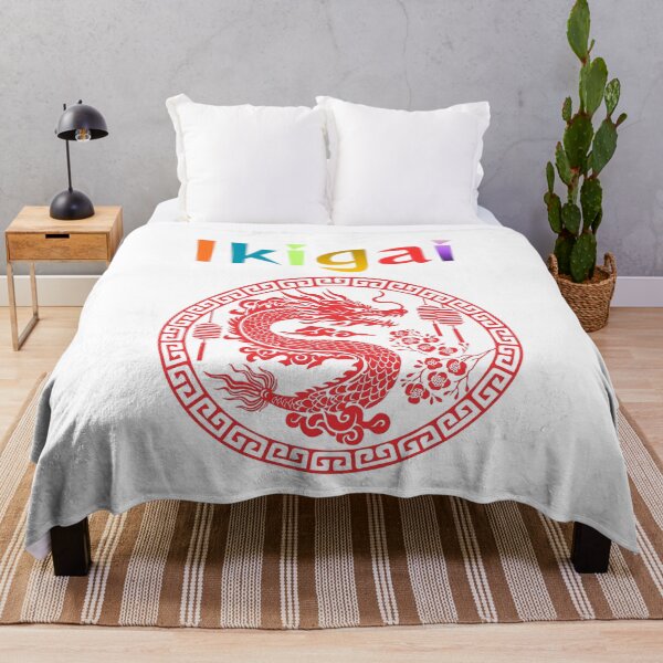 Item preview, rainbow typography  Japanese red dragon  designed and sold by stileepensieri.