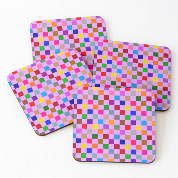 Item preview, Purple Colorful Checkered Pattern Design  designed and sold by PatternTitan.