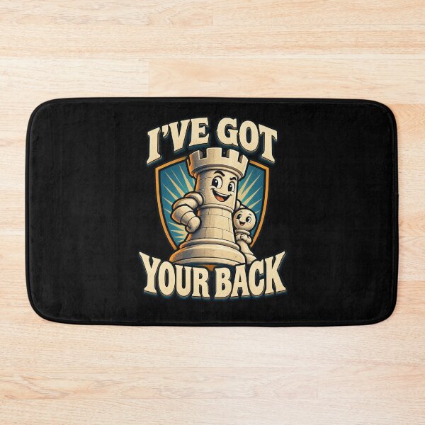 Item preview, I've Got Your Back - Chess Rook and Pawn designed and sold by Good Mood Foundry.
