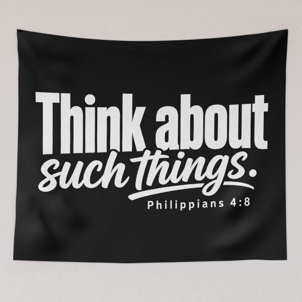 Item preview, Philippians 4:8 Think About Such Things designed and sold by plushism.