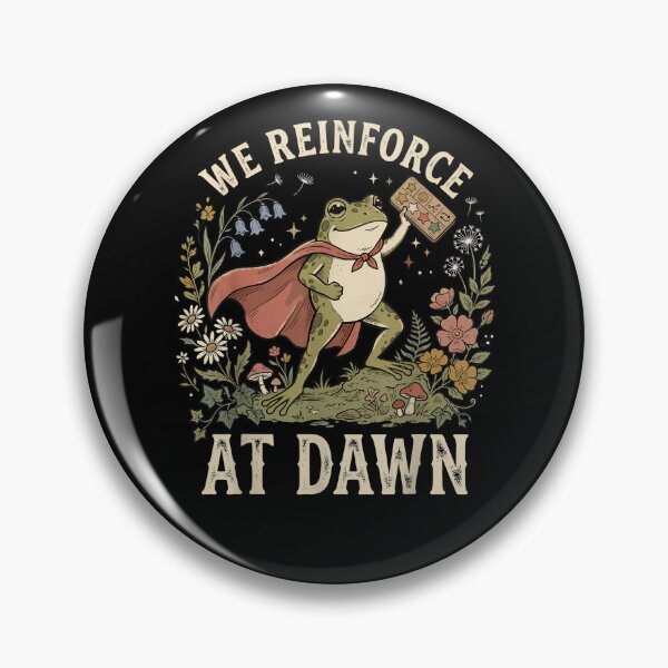 Item preview, We Reinforce At Dawn Funny Frog designed and sold by LASTIQUE-dd.