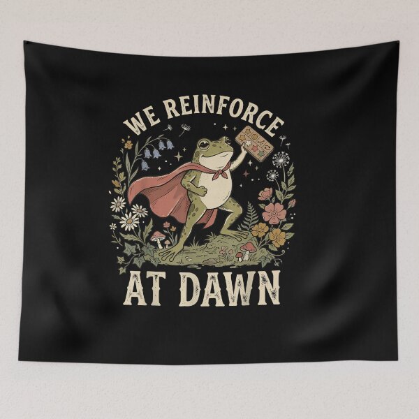 Item preview, We Reinforce At Dawn Funny Frog designed and sold by LASTIQUE-dd.