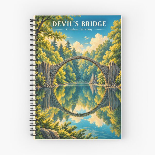 Item preview, Devil’s Bridge Germany Travel Poster designed and sold by Eclipse 3699.