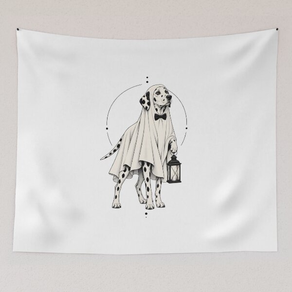 Item preview, Halloween Dogs Pets Vintage Dalmatian Lantern designed and sold by calicito.