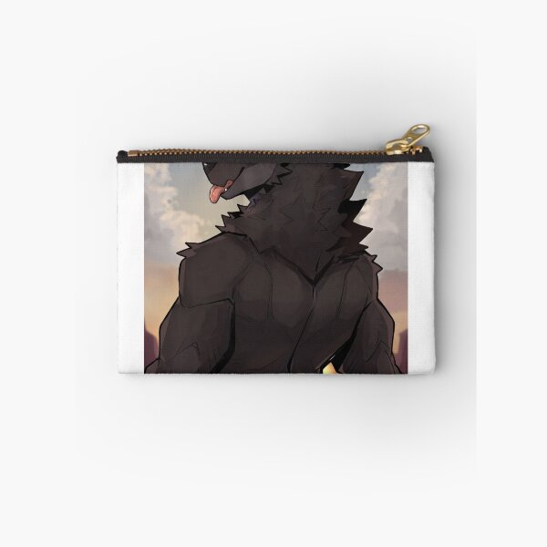 Item preview, Muscular Black Werewolf Looking Over Shoulder designed and sold by KaMow.