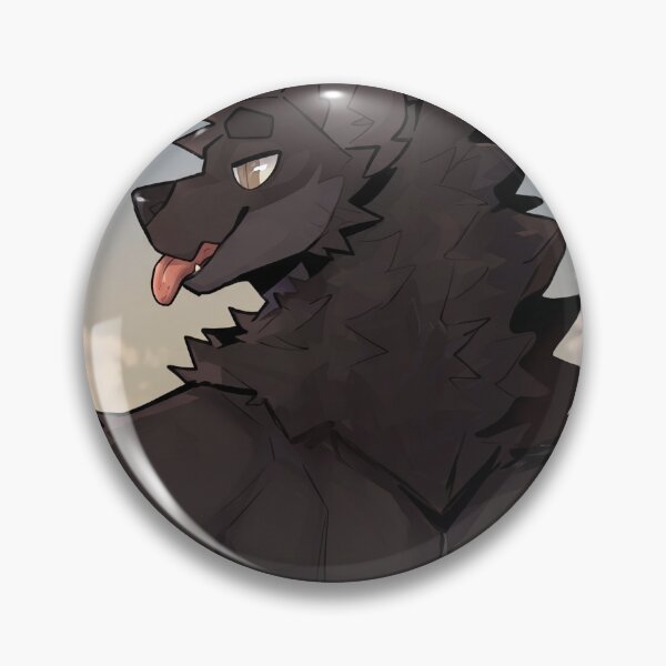 Item preview, Muscular Black Werewolf Looking Over Shoulder designed and sold by KaMow.