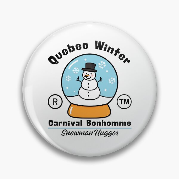 Item preview, Quebec winter carnival bonhomme snowman hugger designed and sold by Peerless-Prime.