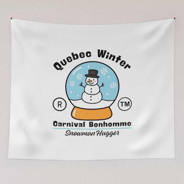 Item preview, Quebec winter carnival bonhomme snowman hugger designed and sold by Peerless-Prime.