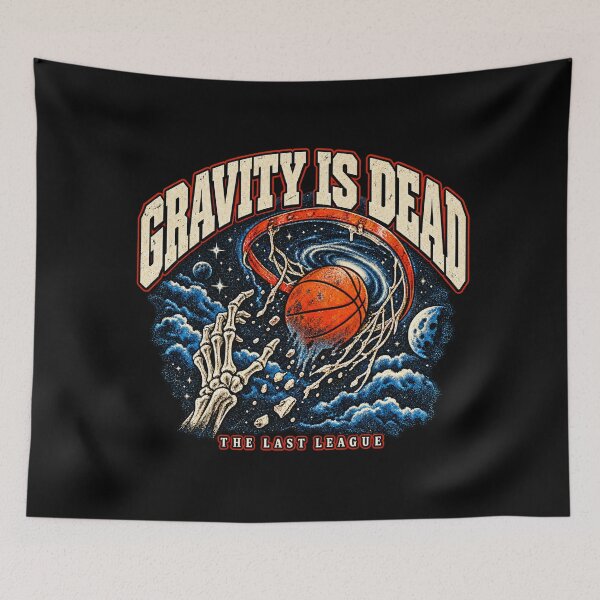 Item preview, Gravity Is Dead – Skeleton Basketball Dunk designed and sold by PhilllandArt.