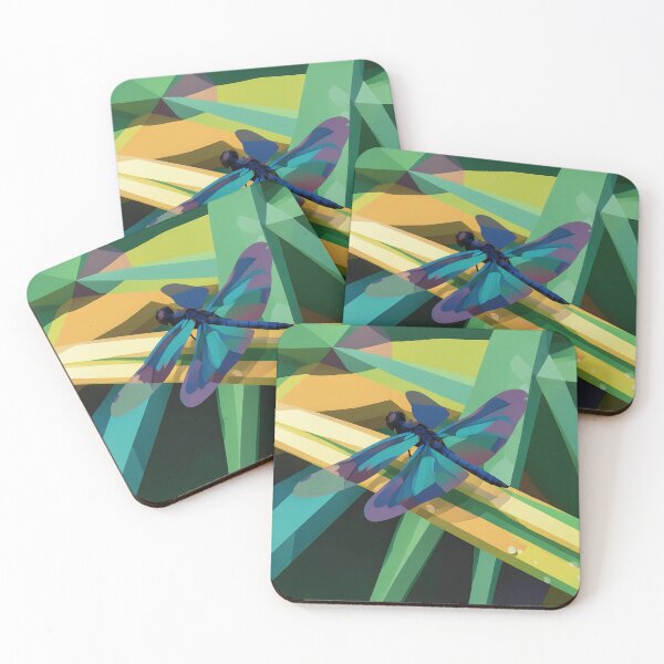 Item preview, Abstract Dragonfly on Grass designed and sold by tomorrowsart.