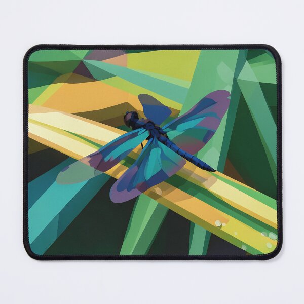 Item preview, Abstract Dragonfly on Grass designed and sold by tomorrowsart.