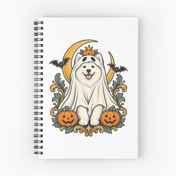 Item preview, Halloween Dogs Pets Samoyed Ghost Queen designed and sold by calicito.