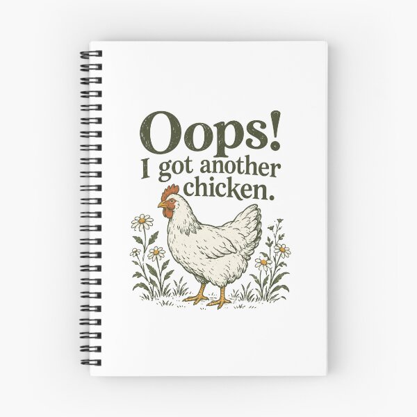 Item preview, Oops! I got another chicken. designed and sold by CampAndCoast.
