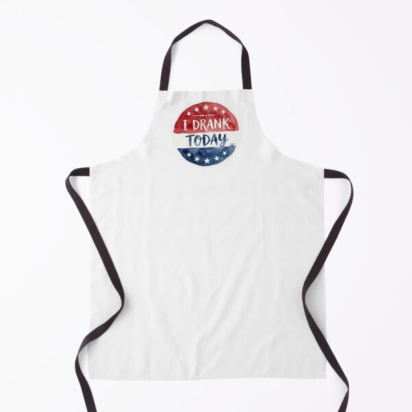 Item preview, I Drank Today | Funny Patriotic 4th of July Watercolor Design designed and sold by HelgaCraftery.