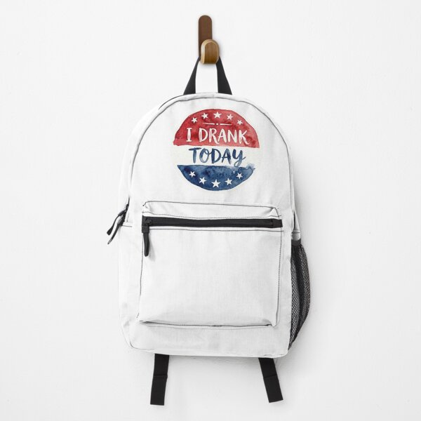 Item preview, I Drank Today | Funny Patriotic 4th of July Watercolor Design designed and sold by HelgaCraftery.