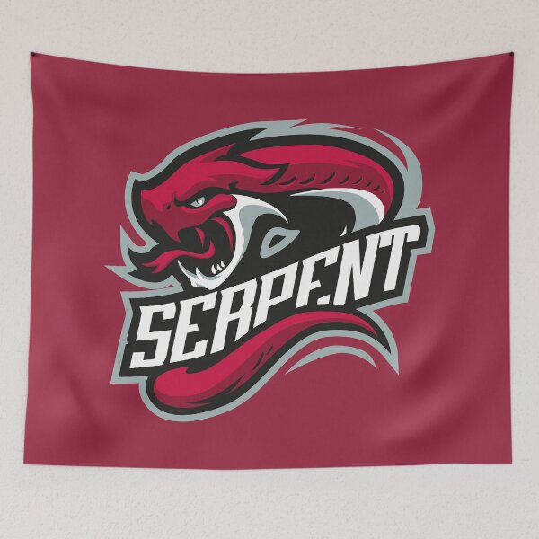 Item preview, Serpent Mascot Logo – Fierce Snake Esports Emblem designed and sold by MerlinWear.