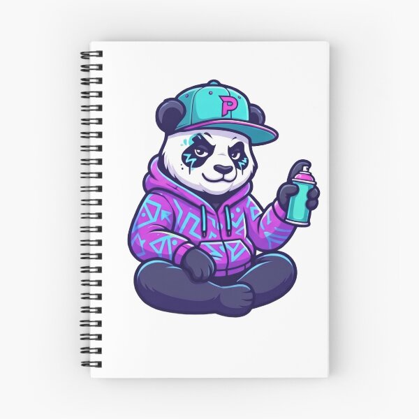 Item preview, Graffiti Panda Streetwear Urban Art T-Shirt designed and sold by MAHVIX.