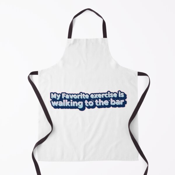 Item preview, My Favorite Exercise is walking to the bar   designed and sold by CreationsbYKz.