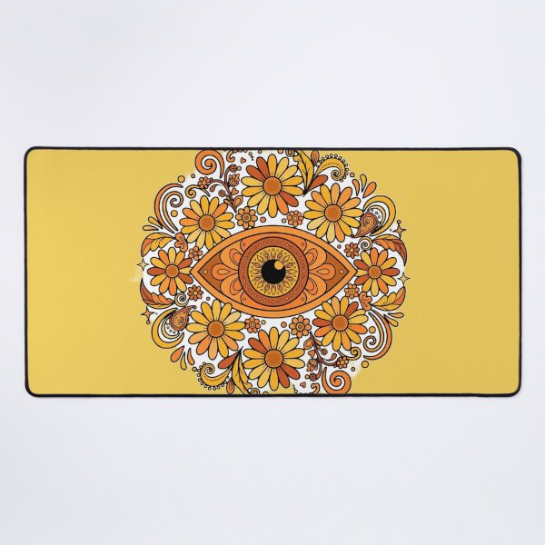 Item preview, Boho Floral Evil Eye Mandala Art designed and sold by Artistprinter.