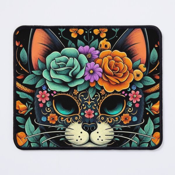 Item preview, Skull Cat Day of the Dead Halloween designed and sold by GlaSher.